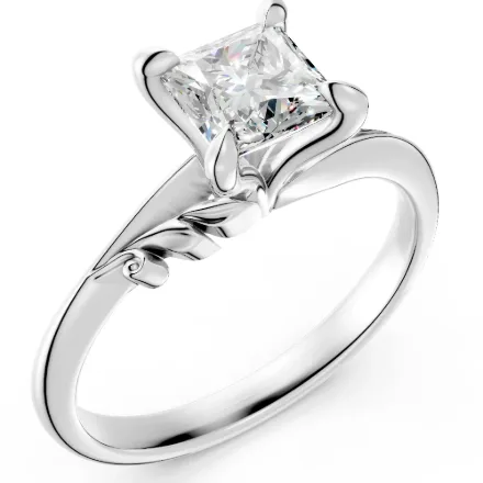 Engagement Ring AA461, White 1